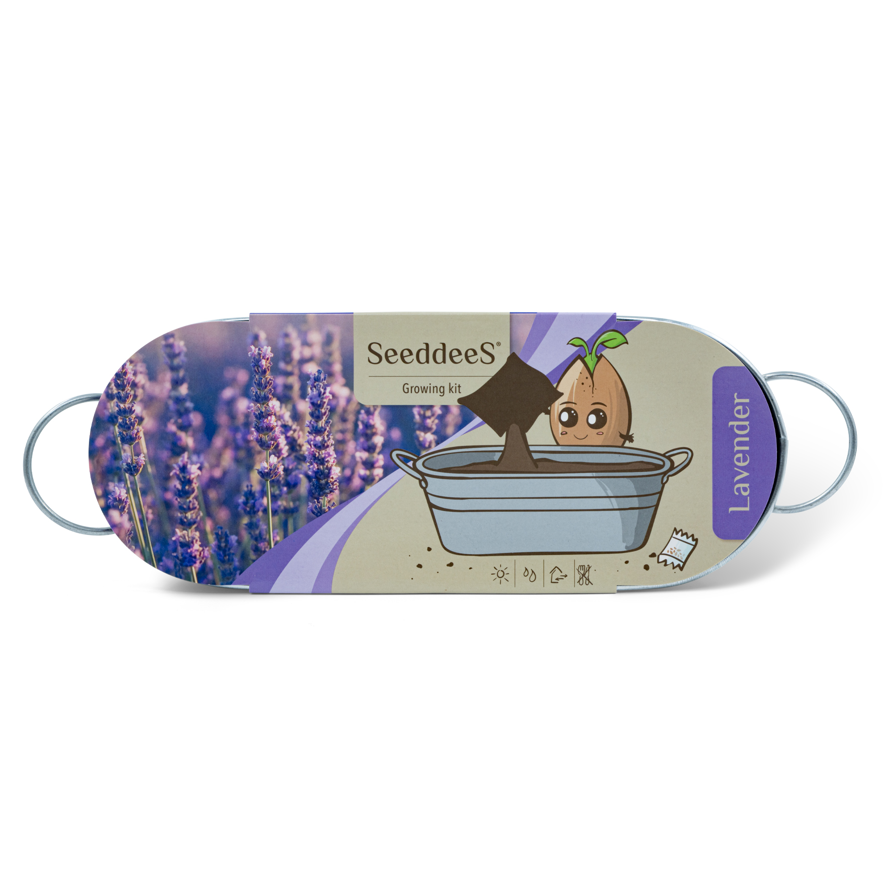 SeeddeeS kweekset zinken teil - Lavendel